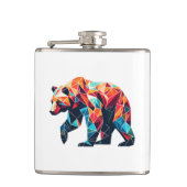 Flasques Ours géométrique (Devant)