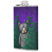 Flasques Ours noir KiniArt (Gauche)
