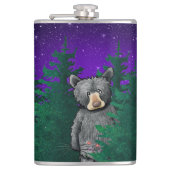 Flasques Ours noir KiniArt (Devant)