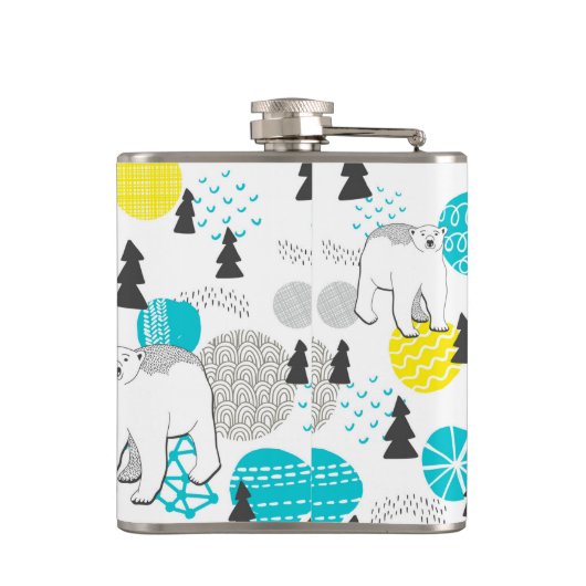 Flasques Ours polaire (Dos)