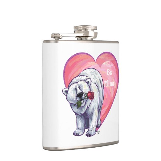 Flasques Ours polaire Saint Valentin (Droite)