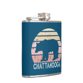 Flasques Ours rétro Chattanooga Tennessee (Droite)