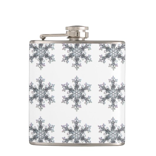 Flasques Paillettes de neige, hiver des merveilles (Devant)