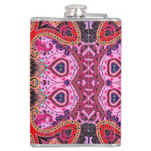 Flasques Paisley multicolore, design d'impression d'écharpe (Dos)