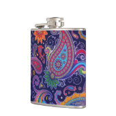 Flasques Paisley violet rose (Gauche)