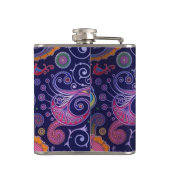 Flasques Paisley violet rose (Dos)