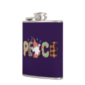 Flasques Paix Père Noël Gnome cadeau de Noël de Noël (Gauche)