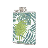 Flasques Palm Tree Fronds Peinture hawaïenne (Gauche)