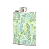 Flasques Palmettes tropicales en pastel (Gauche)