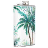 Flasques Palmier tropical : Motif de la jungle aquarelle. (Droite)