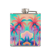 Flasques Palmiers colorés (Dos)