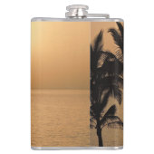 Flasques Palmiers et coucher de soleil romantique (Dos)