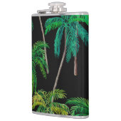 Flasques Palmiers : Motif d'été acrylique. (Gauche)