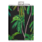 Flasques Palmiers : Motif d'été acrylique. (Dos)