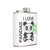 Flasques Panda à points croisés drôle (Droite)