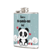 Flasques Panda Bébé Cute En Hiver Gris Neige (Gauche)