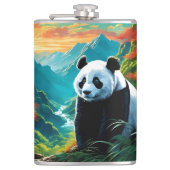 Flasques Panda dans la forêt de Bamboo sur /mountain (Devant)