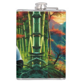 Flasques Panda dans la forêt de Bamboo sur /mountain (Dos)