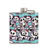 Flasques Panda Doodles Kawaii (Dos)