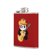 Flasques Panda drôle avec guitare (Gauche)