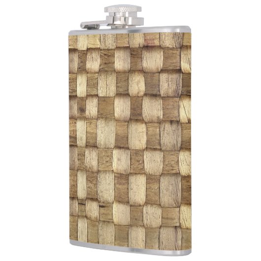 Flasques Panier d'artisanat Texture sans couture (Gauche)