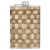 Flasques Panier d'artisanat Texture sans couture (Devant)