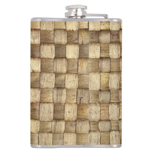 Flasques Panier d'artisanat Texture sans couture (Dos)