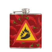 Flasques Panneau de danger de piment chaud (Devant)