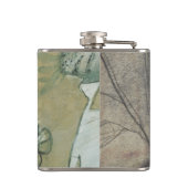 Flasques Panneau de jardin avec Feuilles, fleurs et herbe (Dos)