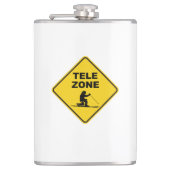 Flasques Panneau Zone de ski de télémark (Devant)