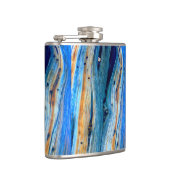 Flasques Panneaux patinés à grange bleue (Droite)