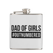 Flasques Papa des filles #Surnuméroté (Devant)