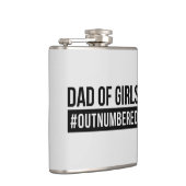 Flasques Papa des filles #Surnuméroté (Droite)