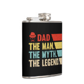 Flasques Papa. L'Homme, Le Mythe, La Légende. (Droite)