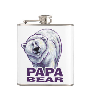 Flasques Papa Polar Bear