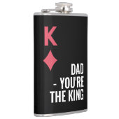 Flasques Papa, tu es la Fête des pères King Poker Hip (Droite)