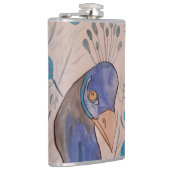 Flasques Papier Peacock bleu vinyle (Droite)