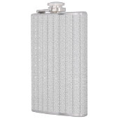 Flasques papier peint blanc et gris avec un motif (Gauche)