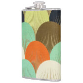 Flasques Papier peint coloré : design artistique. (Gauche)