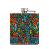 Flasques Papier peint ethnique abstrait (Dos)