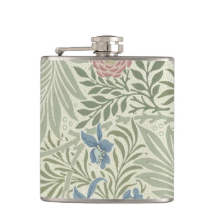 Flasques Papier peint floral Larkspur de William Morris