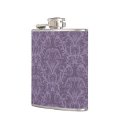Flasques Papier peint floral pourpre 2 (Gauche)