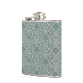 Flasques Papier peint floral vert (Gauche)