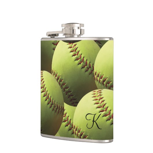 Flasques Papier peint jaune du base-ball (Gauche)