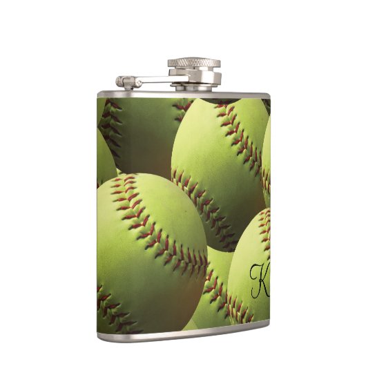 Flasques Papier peint jaune du base-ball (Droite)