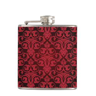 Flasques Papier peint rouge 2