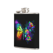 Flasques Papillon arc-en-ciel (Gauche)