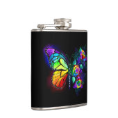 Flasques Papillon arc-en-ciel (Droite)