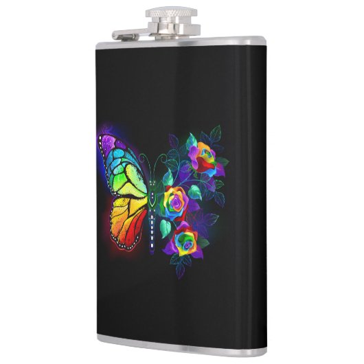 Flasques Papillon arc-en-ciel (Gauche)