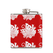 Flasques Papillon asiatique Japonais Conception Kamon (Dos)